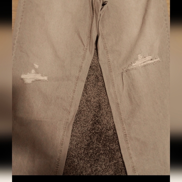 NWTS Easy Ridgid Distressed 90's Straight Cut Jeans Size 17 - Picture 2 of 4